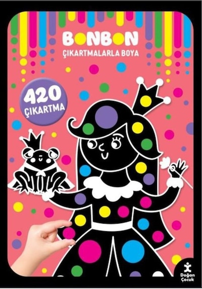 Masallar - Bonbon Çıkartmalarla Boya - 420 Çıkartma