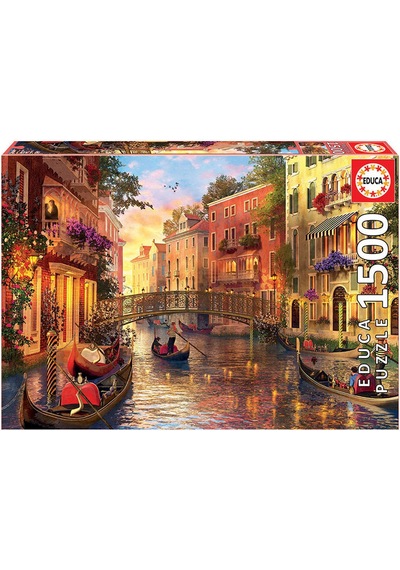 Educa Puzzle 1500 Parça Venedikte Gün Batımı 17124