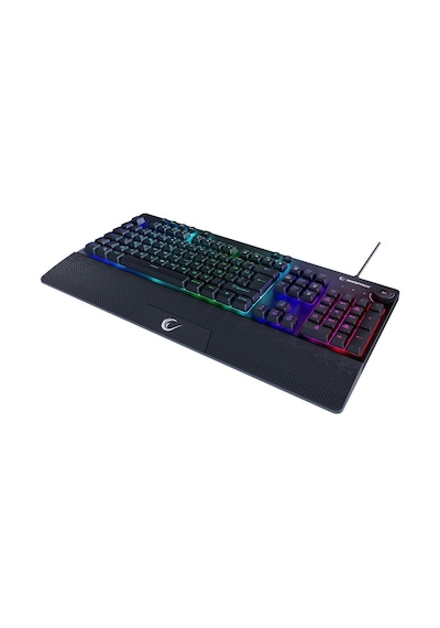 Rampage Kb-gx65 Sımula Siyah Usb Rgb Aydınlatmalı 4 Makro Tuşlu Bilek Destekli Gaming Oyuncu Klavyesi Rampage