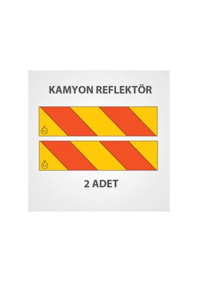 E 37 Yönetmeliğe Uygun Kamyon Kasa Reflektörü 2 Adet Sac