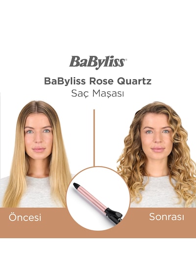 Babyliss C450E Rose Quartz 19 MM Tong Saç Maşası