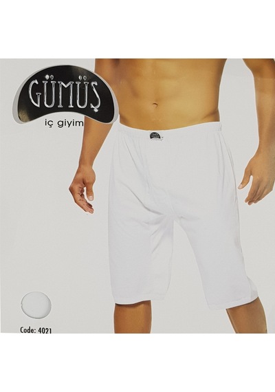 Gümüş 4021 Erkek Osmanlı Donu Uzun Boxer (3'Lü Paket)