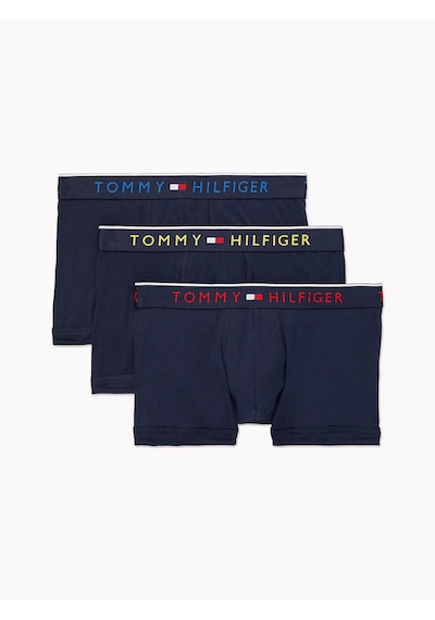 Tommy Hilfiger Tommy Hılfıger Luxe Stretch Erkek 3 Lü Boxer 09T4102 410 Siyah