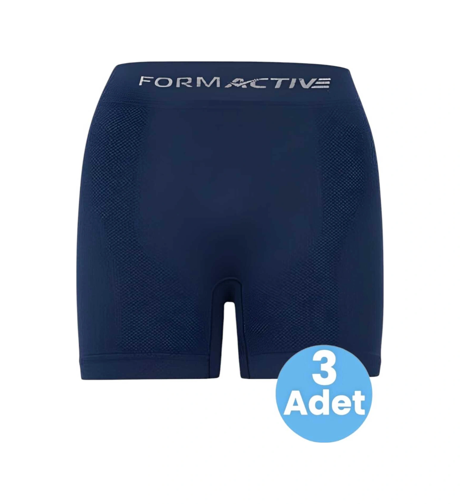 Tezzgelsin Erkek Dikişsiz/seamless Nefes Alabilen Boxer 3 Adet Lacivert