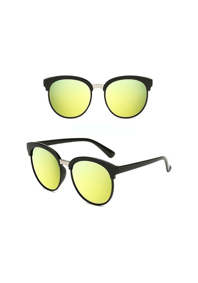 Uv 400 Unisex Gözlük Mercury Reklektif Renkli Lensler Retro Gözlük
