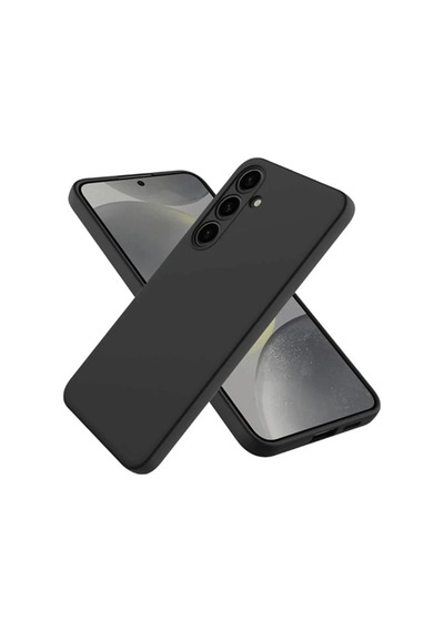 Samsung Uyumlu Galaxy A56 Uyumlu Kılıf First Silikon - Siyah