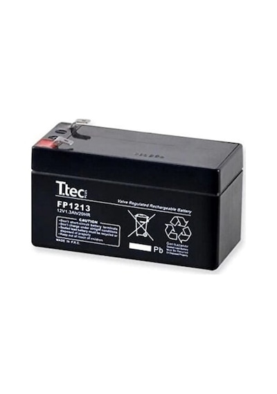 12 Volt 1.3 Amper Ttec Akü
