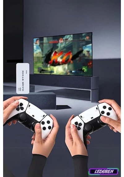 L'edoren M15 4k Hd Emuelec Retro Game Stick Atari Oyunları +20000 Oyunlu Konsol Nostalji Standart İle Uyumlu