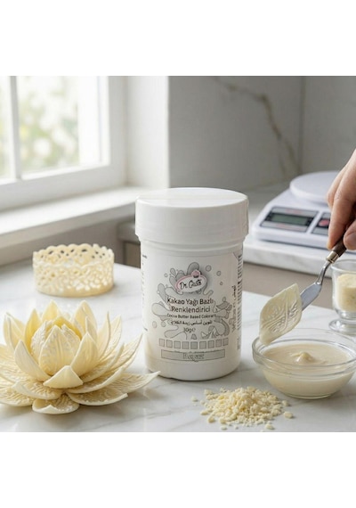 Çikolata Boyası Beyaz 30 Gr Yağ Bazlı Gıda Boyası