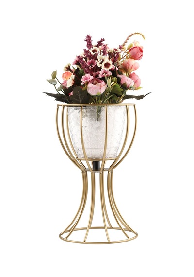 Anafor Saksılık Eskitme 25 Cm Şeffaf Saksı