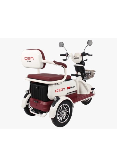 Csn Smart Elektrikli 3 Tekerlekli Motor Kırmızı