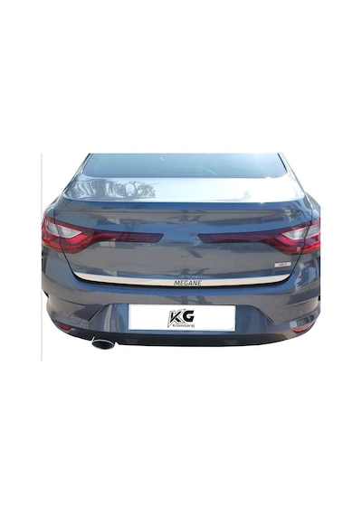 Renault Megane 4 Sedan Yazılı Krom Bagaj Alt Çıtası