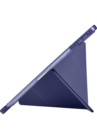 Pad 8 Pro Kılıf Zore Tri Folding Kalem Bölmeli Standlı Kılıf - Siyah Standlı Kapak