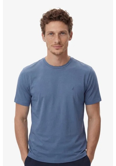 Nautica Erkek Mavi Regular Fit T-shirt-14605