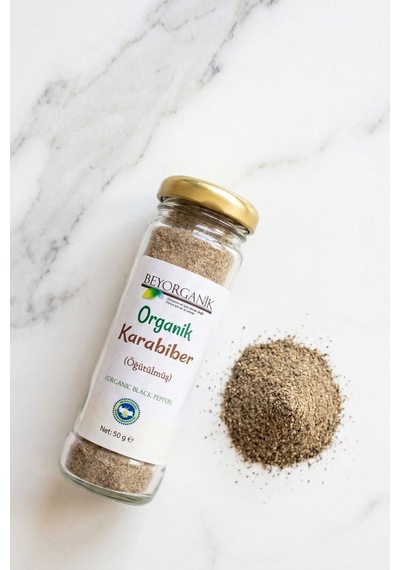 Beyorganik Organik Karabiber Öğütülmüş 50 G