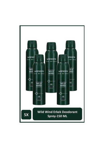 Watsons Wild Wind Deodorant Sprey Erkek Pudrasız