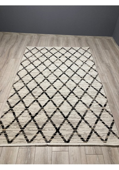 Dinarsu Nero Soft Iplik+etnik Desen+200x290 +12 Mm+çok Yu