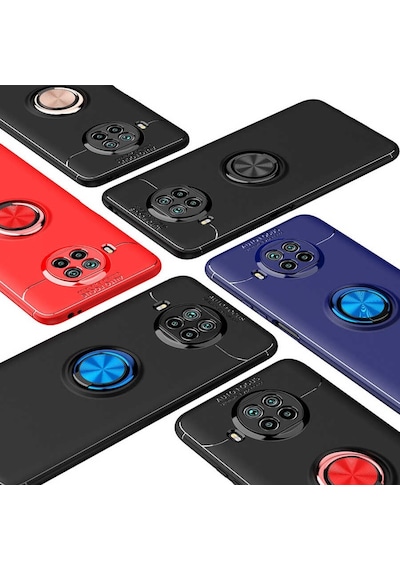 Xiaomi Mi 10T Lite 5G Kılıf Yüzüklü Magnetli Ravel Case