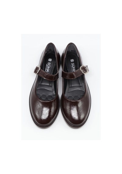 Nesilshoes Nesil Shoes Süha 250 Khv Krşk Rgn Tokalı Balerin Kadın Babet Kahve Kırışık Rugan Nesilshoes Nesil Shoes Süha 250 Khv Krşk Rgn Tokalı Balerin Kadın Babet Kahve Kırışık Rugan