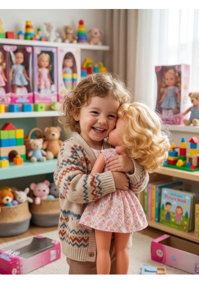 Alya Türkçe Konuşan Etkileşimli Eğitici Oyuncak Bebek 40 Cm Kafası Ve Kolları Et Bebek 1