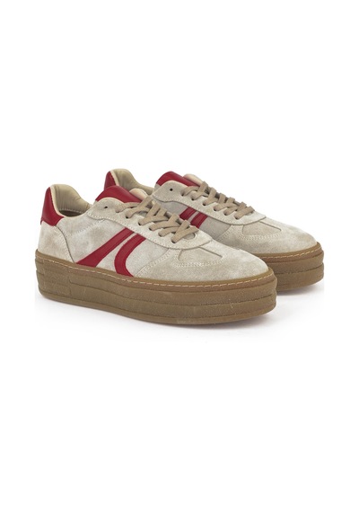 Ziya, Kadın Hakiki Deri Sneaker 1431000z6640 Bej Bej