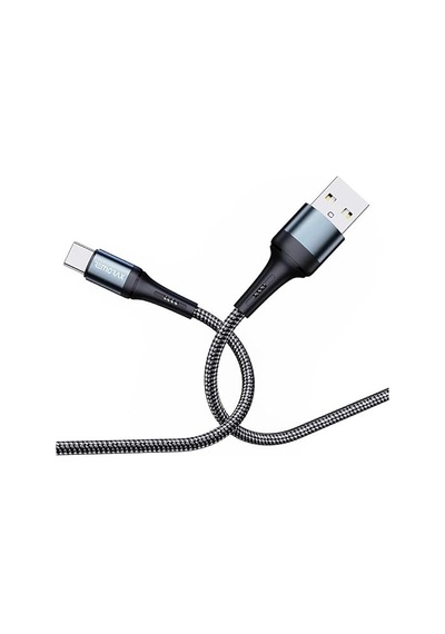 Örgülü Usb A-c Hızlı Şarj Kablosu, Siyah 100 Cm Genel