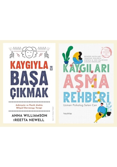 Kaygıları Aşma Rehberi + Kaygıyla Başa Çıkmak 2 Kitap
