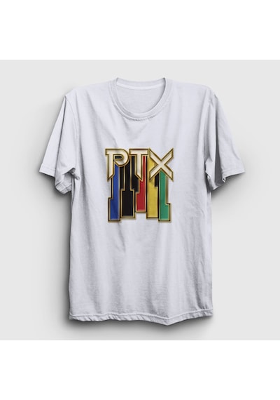 Presmono Unisex Vintage Pentatonix T-shirt Beyaz