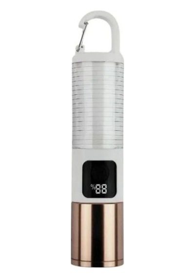 Usb Şarjlı Kamp Feneri Çift Işık Kaynağı 500 Lümen Güç Ekranlı Taşınabilir Led Aydınlatma Diğer