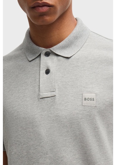Boss Erkek Polo Yaka T Shirt 50507803 051 Gri Gri