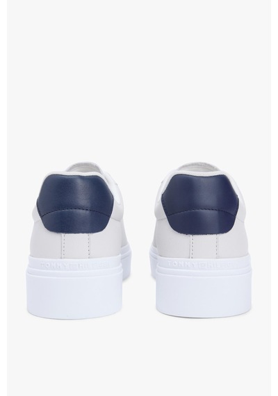 Tommy Hilfiger Th Chic Cupsole Kadın Bej Platform Taban Sneaker-13411 Bej