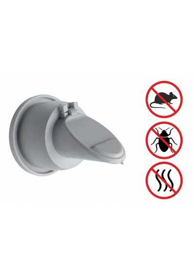Ø50 Çekvalfli Lavabo Gider Adaptörü Koku Önleyici Gider Aparatı Geri Akış Önleyici Sızdırmaz Lavabo Ve Evye Gider Bağlantı Adaptörü Beyaz