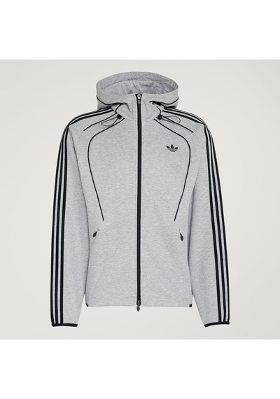 Adidas Kr7070 Spacer Fz Hd Erkek Sweatshirt Gri