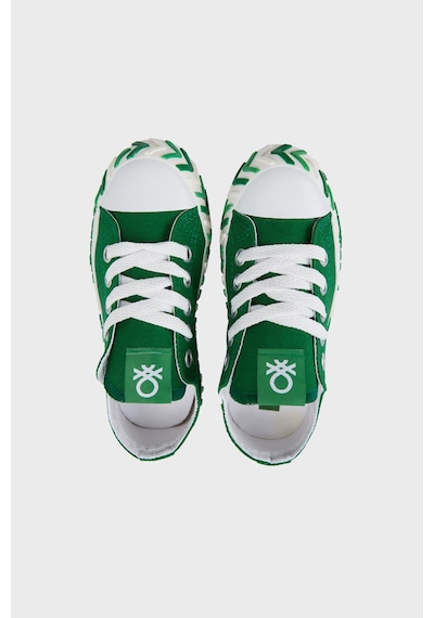 United Colors Of Benetton Sneaker Ayakkabı Unisex Çocuk Ayakkabı Bn-30635 Yeşil