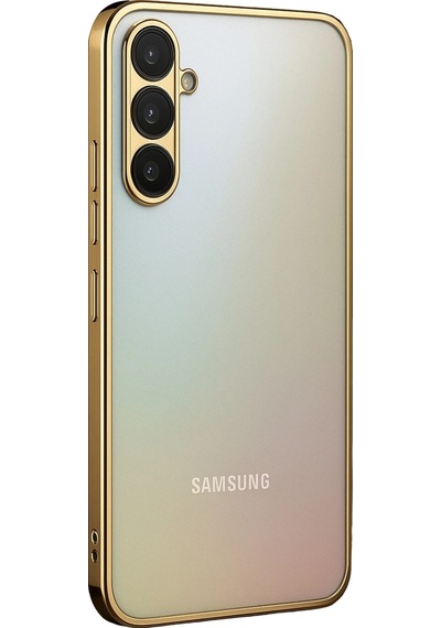 Newface Samsung Galaxy Uyumlu A34 5g Kılıf Razer Lensli Silikon Semeglbl - 37 - Gold
