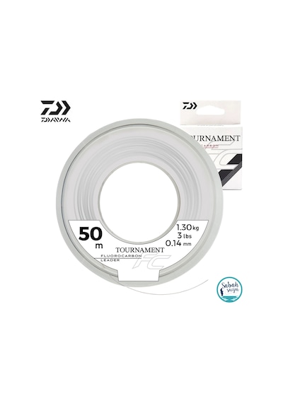 Daiwa Tournament Fc Şok Lider Misina 0.14mm 1.30kg 3lbs 50mt Standart