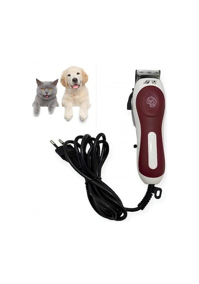 Rf-566 Kedi Köpek Traş Makinesi Elektirikli Kablolu Evcil Hayvan Bakım Seti Pet Tarak Makas Fırça