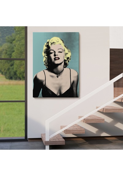 Marilyn Monroe Sarı Saçlı Kadın Modern Duvar Sanatı-5251
