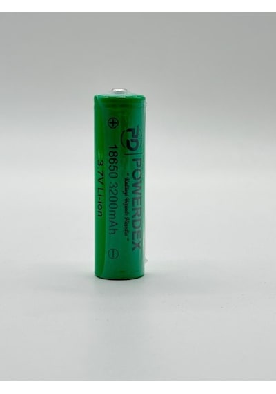 Powerdex 18650L 3.7V 3200 mAh Şarj Edilebilir Li-ion Pil