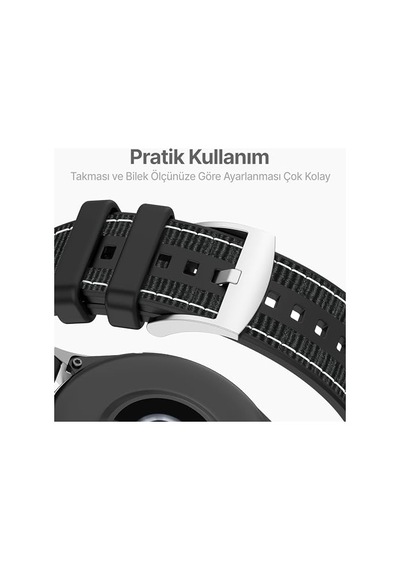 22mm İle Uyumlu Saatler İçin Hibrit 46mm Silikon Kordon Huaweı Watch Gt6 Pro/gt6/gt5 Pro/gt5/gt4/watch 4 Pro/gt3/gt3 P