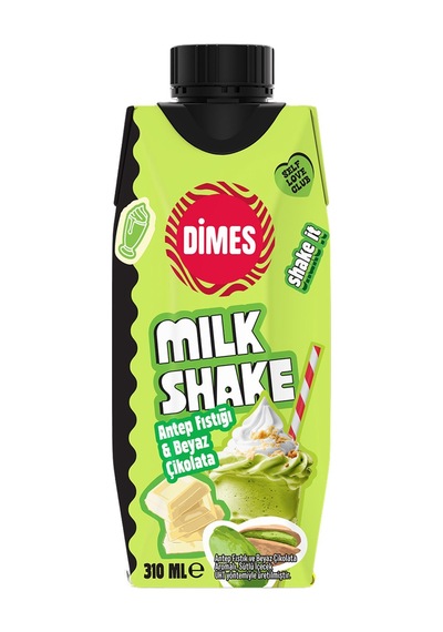 Dimes Milk Shake 310 Ml 4 Lü Karma Set - Çikolata - Antep Fıstığı - Kola - Çilek