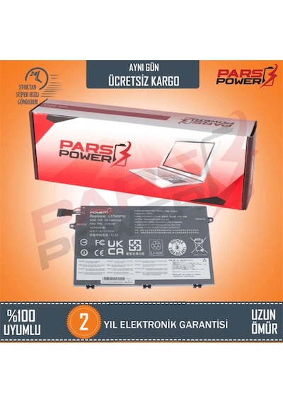 Lenovo Uyumlu Thinkpad E14 20Ras11D00 Batarya - Pil (Pars Power) 526926019