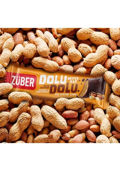 Mey İthalat Dolu Dolu Fıstık Ezme Meyve Bar 30 Gr
