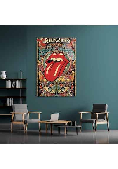 Rolling Stones Müzik Posteri - Cam Tablo - Deg1534 80 X 125 Cm