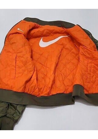 Nike Womens Sportswear Reversible Varsity Çift Taraflı Bomber Jacket Dv7876-222 Yeşil