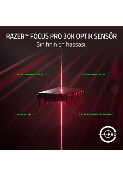 Razer Deathadder V3 Pro + Razer Hyperpolling Kablosuz Adaptör - U