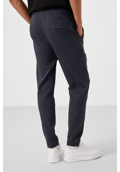Tommylife Gri Standart Fit Dokuma Hafif Esnek Chino Erkek Pantolon - 82180 Gri