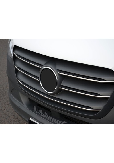 Mercedes Sprinter W907 Krom Ön Panjur 5 Parça 2018 Üzeri P.çelik