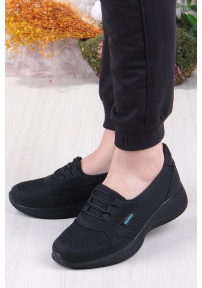 Fort King Olivia Rahat Hafif Anatomic Insole Taban Kadın Ayakkabı Siyah