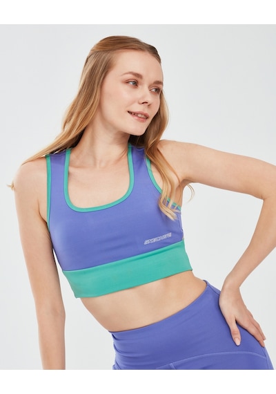 Skechers Performance Coll. W Mid Support Bra Kadın Mor Sporcu Sütyeni S241110-499 Mor
